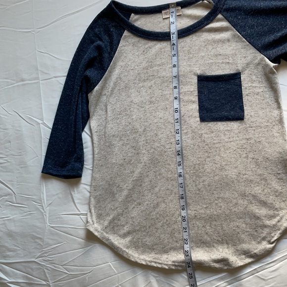 Linen-blend raglan tee - Picture 3 of 7